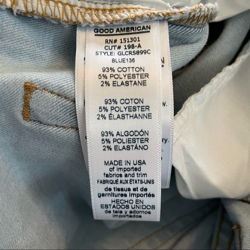 Good American good legs skinny jeans sz 2 - Picture 13 of 16